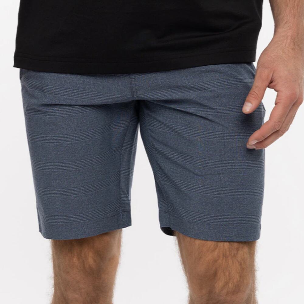 Travis Mathew NWT Grommet Textured PinStripe Golf Shorts Size 38 Lightweight